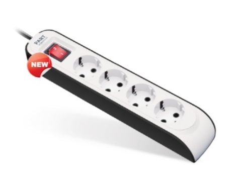 چهار خانه ارتدار با کلید و کابل 3 متری جدید 8758 در کارتن 12 عدد